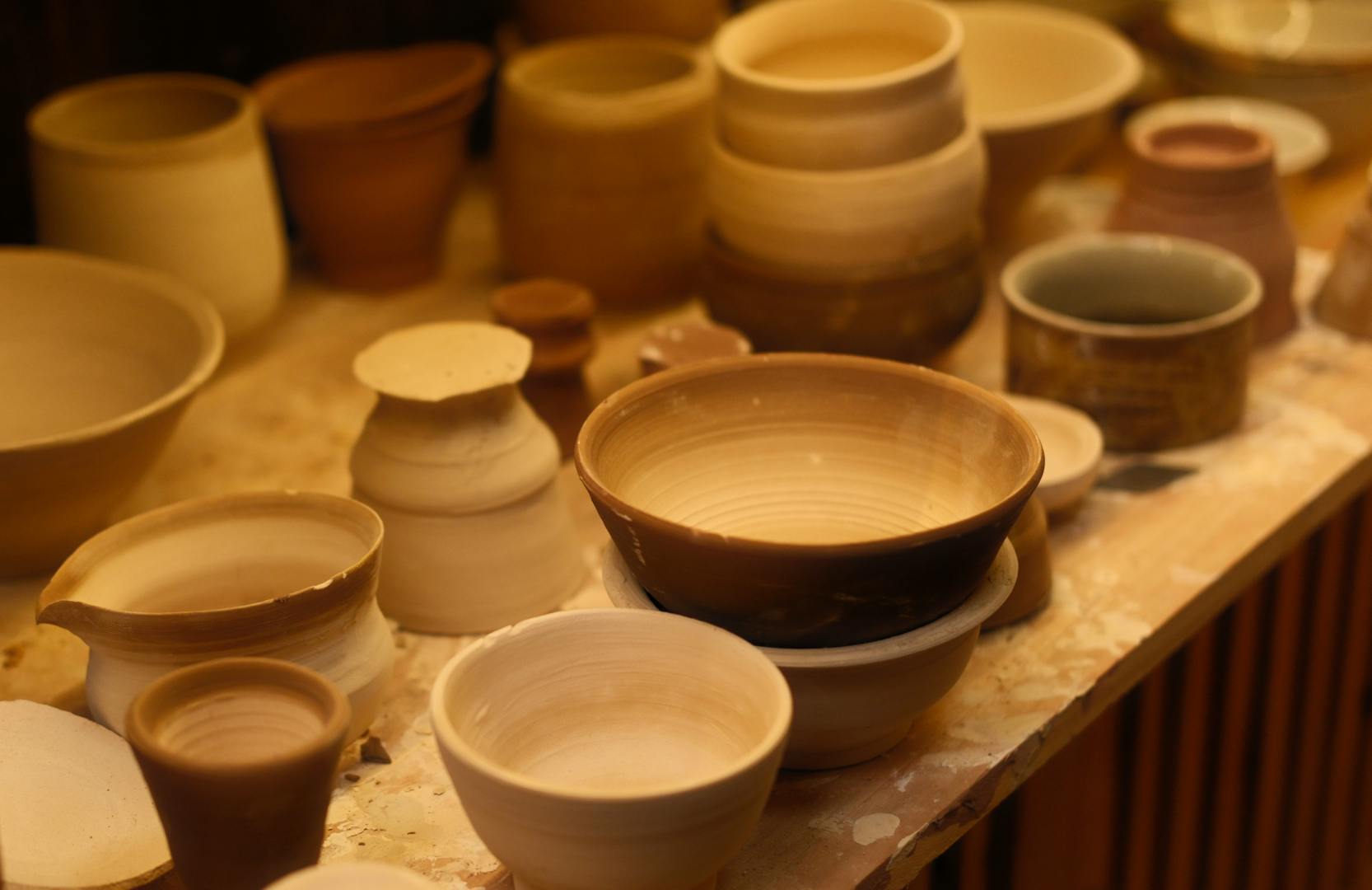 Taiwanese designer ceramic and pottery items at a Taipei boutique shop
