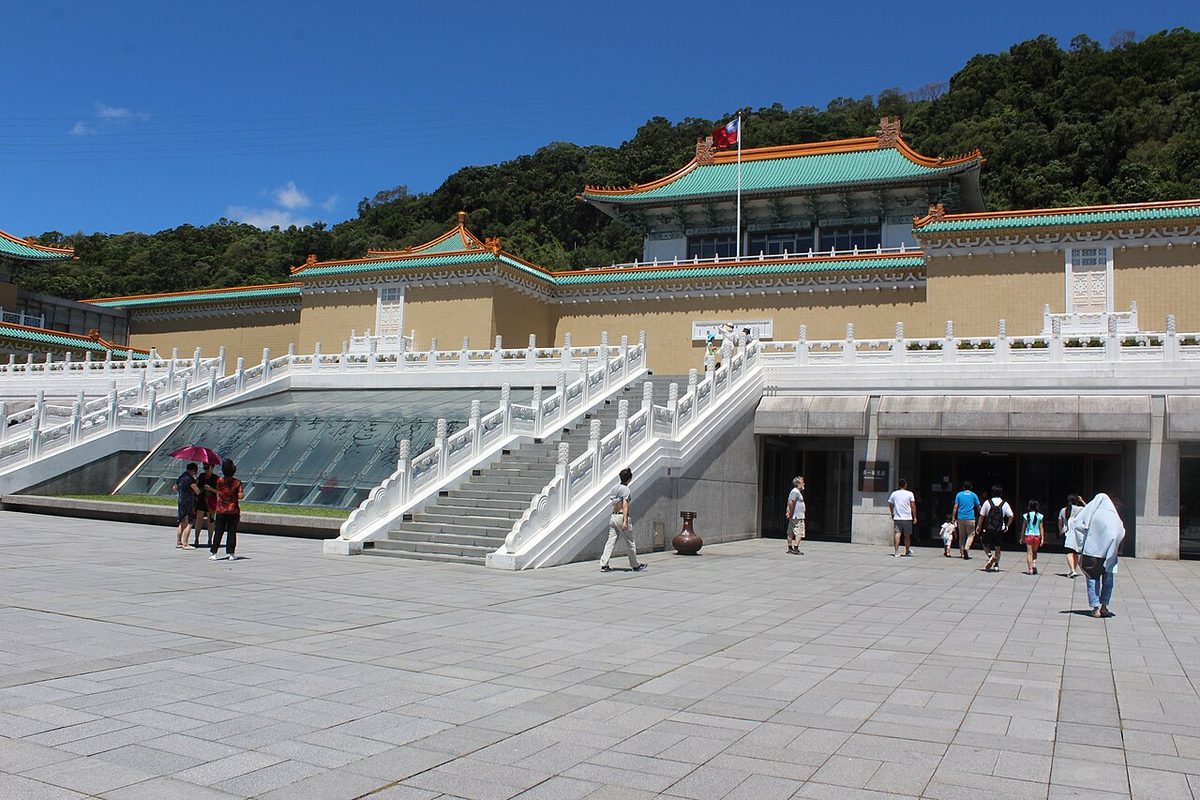 The National Palace Museum in Taipei, a reliable indoor destination during June's plum rain season